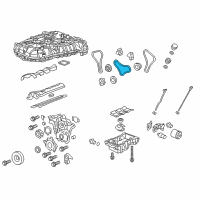 OEM GMC Acadia Chain Guide Diagram - 12637744