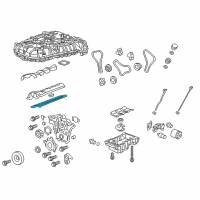 OEM Cadillac SRX Valve Cover Gasket Diagram - 12641261