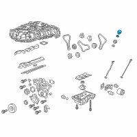 OEM 2015 Chevrolet Camaro Filler Cap Diagram - 12642516