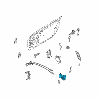 OEM 2004 Nissan 350Z Handle, Inside Diagram - 80671-CD70A