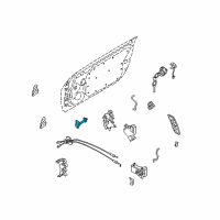 OEM 2003 Nissan 350Z Link-Door Stopper Diagram - 80430-CD01B