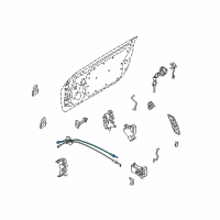 OEM Nissan Cable-Front Door Inside Handle Diagram - 80506-CD00A