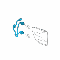 OEM 2005 Toyota Sequoia Socket & Wire Diagram - 81555-0C050