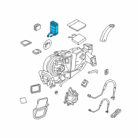 OEM 2004 Ford Expedition Evaporator Core Diagram - 4L1Z-19860-AA