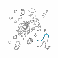 OEM 2006 Lincoln Navigator A/C Liquid Line Hoses Diagram - 2L1Z19K592BA