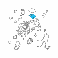 OEM 2006 Lincoln Navigator Heater Core Diagram - 2L1Z-18476-CA