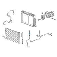 OEM 2017 Chevrolet Impala AC Tube Valve Diagram - 20827048