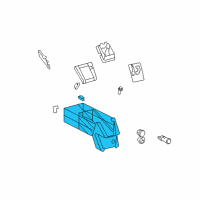 OEM Scion Front Console Diagram - 55480-12050-B0