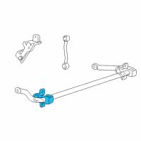 OEM 2001 Ford F-350 Super Duty Stabilizer Bar Insulator Diagram - F81Z-5484-JA