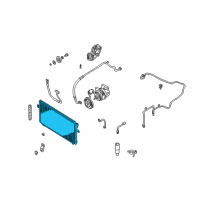 OEM 2000 Nissan Altima Condenser Assy Diagram - 92110-0Z803