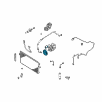 OEM 2001 Nissan Altima Clutch Assy-Compressor Diagram - 92665-0Z001