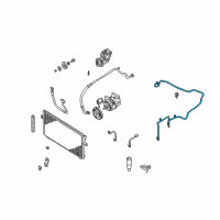 OEM Nissan Altima Pipe Front Cooler, High B Diagram - 92442-0Z060