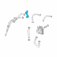 OEM 2019 Hyundai Veloster Hose Assembly-Water Outlet Diagram - 97312-F2600