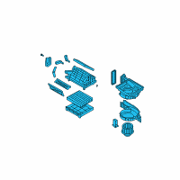 OEM Hyundai Sonata Blower Unit Diagram - 97100-3KF00
