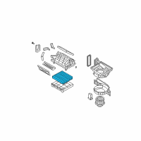 OEM Hyundai Air Filter Diagram - 08790-2G000-A