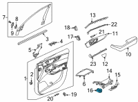 OEM Acura MDX Switch Assembly, Power Window Master Diagram - 35750-TYA-A01