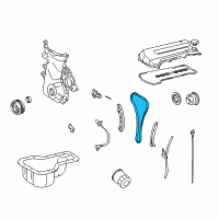 OEM 2007 Toyota Matrix Timing Chain Diagram - 13506-0D010