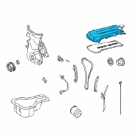 OEM 1999 Toyota Corolla Valve Cover Diagram - 11201-0D010