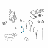 OEM 2006 Toyota Matrix Crankshaft Sensor Diagram - 90080-19013