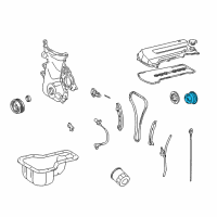 OEM 2003 Toyota Matrix Intake Gear Diagram - 13050-0D010