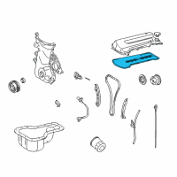 OEM 2003 Toyota MR2 Spyder Valve Cover Gasket Diagram - 11213-0D040