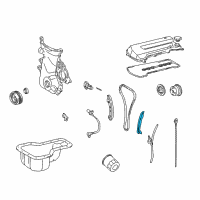 OEM 2001 Toyota Celica Damper Diagram - 13561-22020