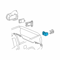 OEM 2022 Honda Ridgeline SENSOR ASSY- *NH533* Diagram - 39680-T6Z-A21ZA