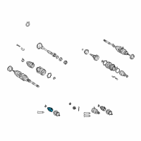 OEM Lexus Clamp, Rear Drive Shaft Diagram - 42345-16100