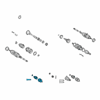 OEM Toyota Supra Inner Boot Diagram - 04438-33013