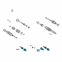 OEM 2000 Lexus RX300 Boot Kit, FR Drive S Diagram - 04438-48032