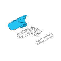 OEM 2009 Infiniti FX50 Cover-Exhaust Manifold Diagram - 16590-1CA0A