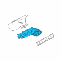 OEM 2014 Infiniti Q70 Manifold Exhaust W/CAT Diagram - 14002-1CX0B