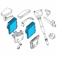 OEM 2018 BMW M5 Dme Engine Control Module Diagram - 12-14-8-489-447