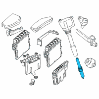 OEM BMW X5 Spark Plug, High Power Diagram - 12-12-0-054-451