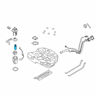 OEM 2015 Kia Optima Fuel Pump Assembly Diagram - 311113Q500