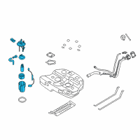 OEM 2014 Kia Optima Fuel Pump & Sender Module Assembly Diagram - 311103Q650