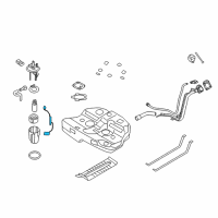 OEM Kia Optima Fuel Pump Sender Assembly Diagram - 944604C000