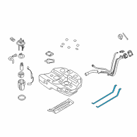 OEM Hyundai Band Assembly-Fuel Tank LH Diagram - 31210-3Q100