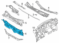 OEM Nissan Sentra Dash COMPL-Lower Diagram - F7300-6LBMA