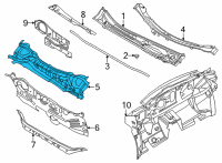 OEM Nissan Dash Assy-Upper Diagram - F7100-6LBMA