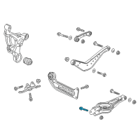 OEM Buick Regal TourX Shock Lower Bolt Diagram - 11610887