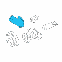 OEM 2003 Nissan Frontier Engine Coolant Thermostat Housing Diagram - 13049-F4001