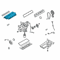 OEM 2003 Dodge Viper Intake Manifold Diagram - 5037192AE