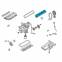 OEM Dodge Ram 1500 Cover-Cylinder Head Diagram - 5037156AG