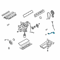 OEM 2005 Dodge Ram 1500 Tube-Engine Oil Diagram - 5037412AB