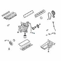 OEM 2004 Dodge Ram 1500 Cap-Oil Pressure Relief Valve Diagram - 5037047AA