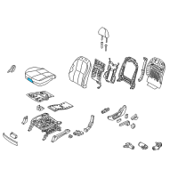 OEM 2020 Kia Sedona Pad Assembly-Front Seat Diagram - 88150A9010