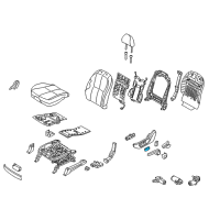 OEM 2019 Kia Sedona Knob-Front Seat Slide Diagram - 88193A9020WK