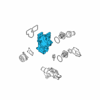 OEM Nissan Versa Thermostat Housing Diagram - 11061-EL00A