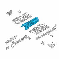 OEM 2004 Infiniti Q45 Floor Front, Center Diagram - 74310-AR230